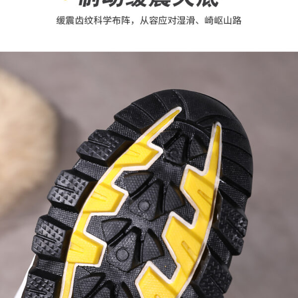 Winter cashmere warm snow boots women's non-slip waterproof thick sole fashion cotton boots #JL07-S913黑色/S913白色 - Image 9