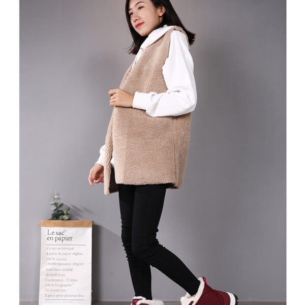 Winter cashmere warm snow boots women's non-slip waterproof thick sole fashion cotton boots #JL07-S913黑色/S913白色 - Image 16