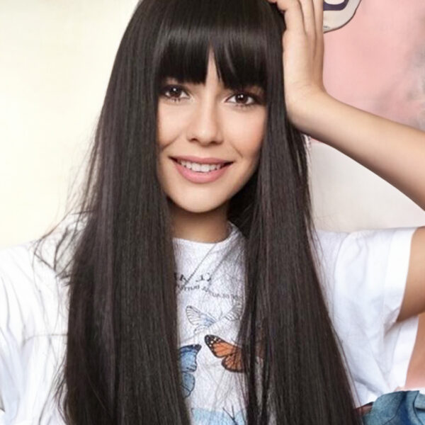 6541  18inch Wig，With Bangs Long Wavy Curly，Lace Scalp Wig #JL01-SUE-13-1B/SUE-13-6H