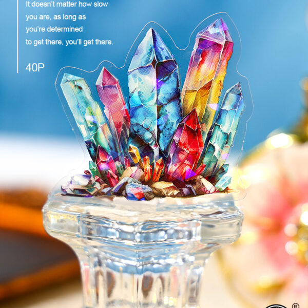 Mystical Crystal Series with Adhesive Backing,There are 4 exquisite designs,retro style,Add mystery #JL01-JH-SMSJ-N/JH-SMSJ-C/JH-SMSJ-G/JH-SMSJ-Y