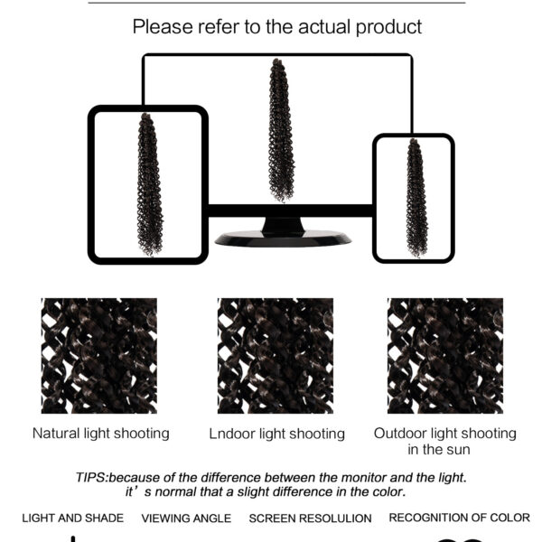 6541  Passion Twist Crochet Hair Water Wave  Crochet Hair for Faux Locs Spring Twist Synthenic Braiding Hair Extension WATER WAVE 24" #JL01-WATER WAVE BRAID 24"-4 - Image 5