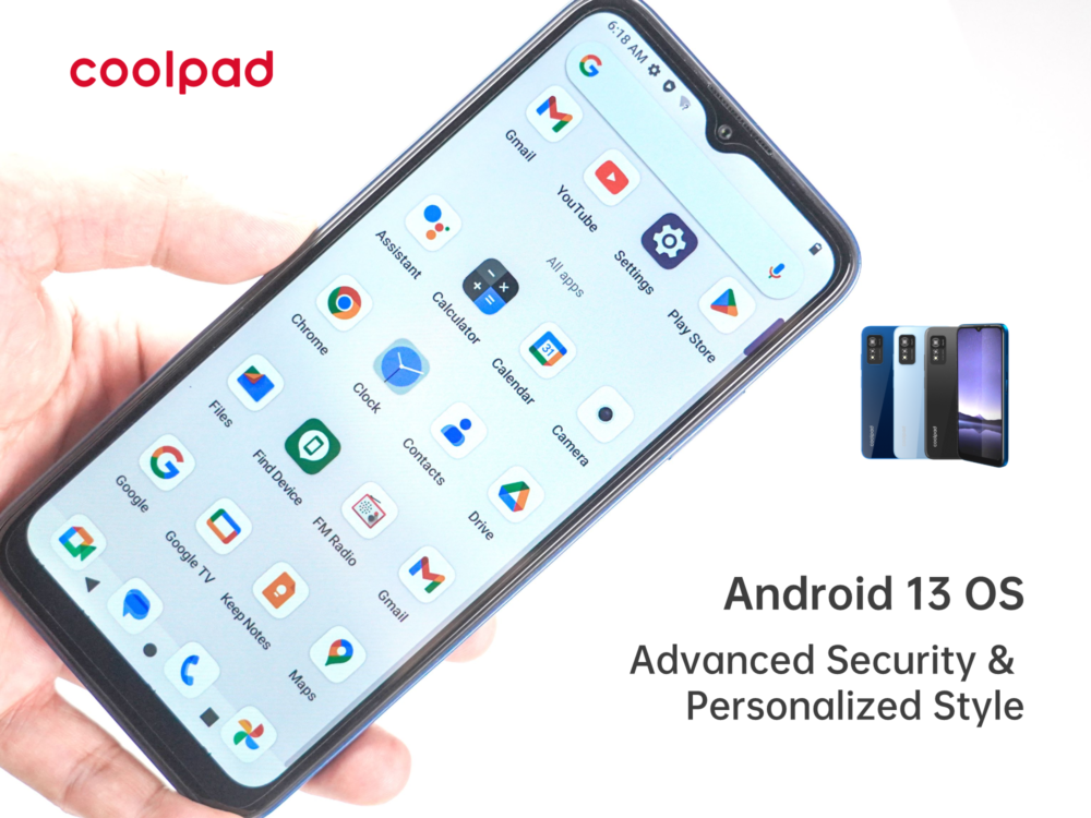 6541  Coolpad CP12 Smartphone，4500mAh Battery, Supports 10W Fast Charging，1600*720 Resolution，Side Fingerprint Sensor + Face Wake #JL07-CP12/CP12S - Image 20
