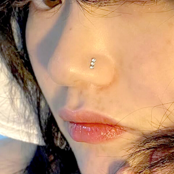 6541  Combination set: C-shaped straight rod nose stud set, nose ring stud, human puncture accessory, nose stud  LJ01-BEGS18